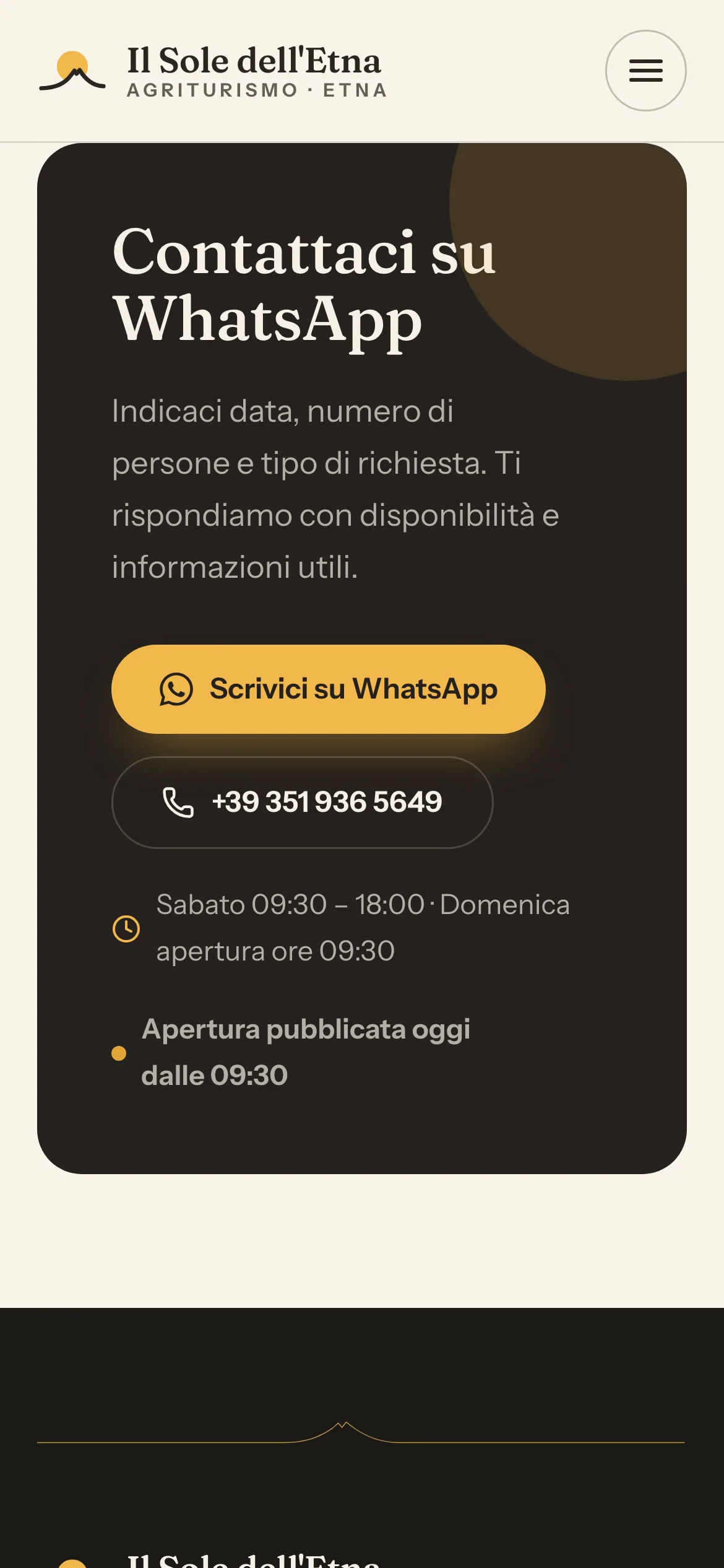 Lo stesso blocco sul telefono